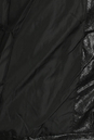 Пуховик женский из эко-кожи с капюшоном, отделка чернобурка 3700047-3