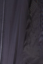 Пуховик женский из текстиля с капюшоном, отделка норка 3800202-5