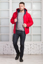 Мужская куртка из текстиля с капюшоном 1000400-2