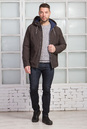 Мужская куртка из текстиля с капюшоном 1000411-3