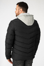 Мужская куртка из текстиля с капюшоном 1001161-3