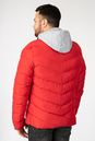 Мужская куртка из текстиля с капюшоном 1001164-3