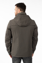 Мужская куртка из текстиля с капюшоном 1001228-3