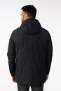 Мужская куртка из текстиля с капюшоном 1001286-3