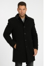 Мужское пальто из текстиля с воротником, отделка искусственный мех 3000760